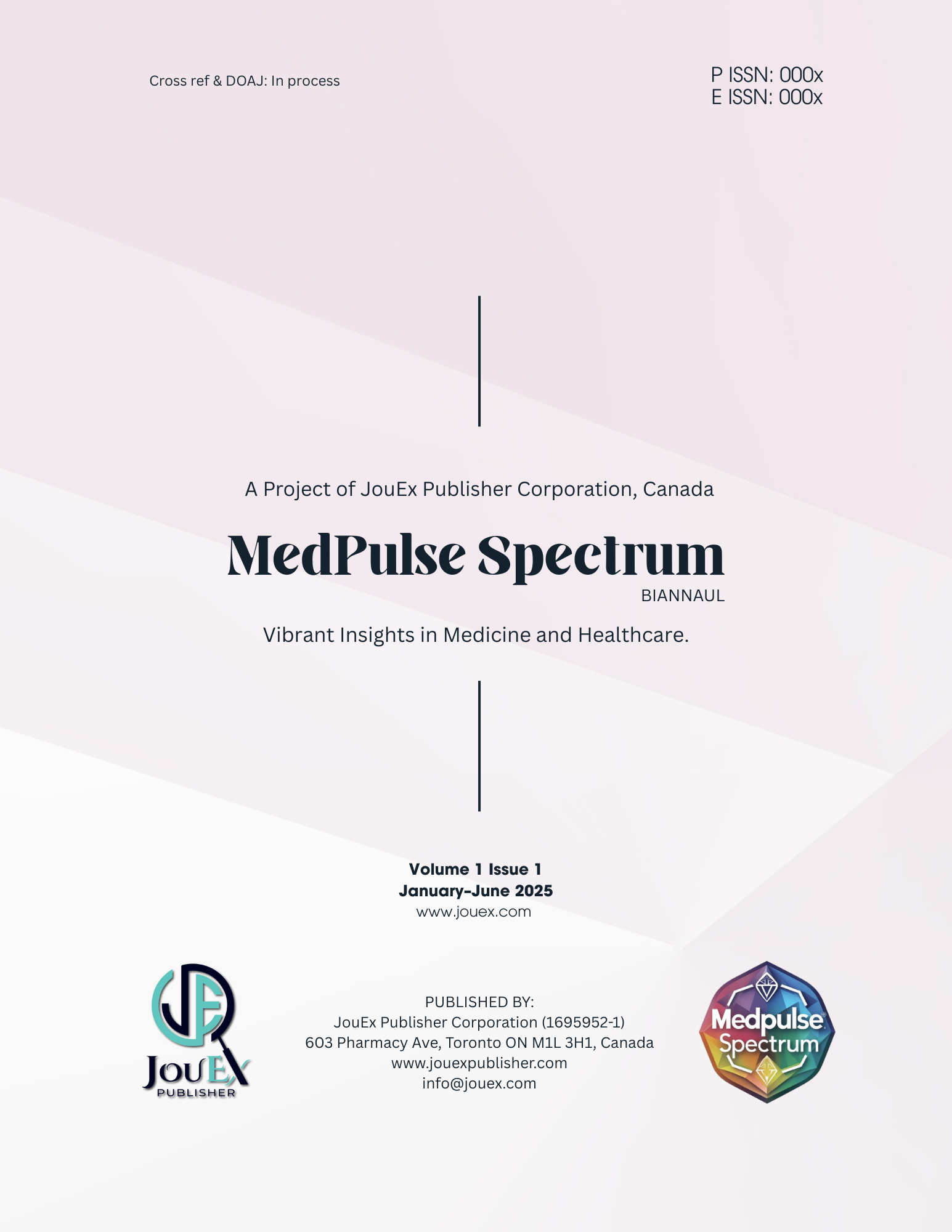 					View Vol. 1 No. 1 (2025): The Genesis of MedPulse: Pioneering Research and Clinical Excellence
				